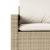 Set mobilier de grădină, 2 piese, cu perne, bej, poliratan GartenMobel Dekor