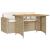 Set mobilier de grădină, 2 piese, cu perne, bej, poliratan GartenMobel Dekor