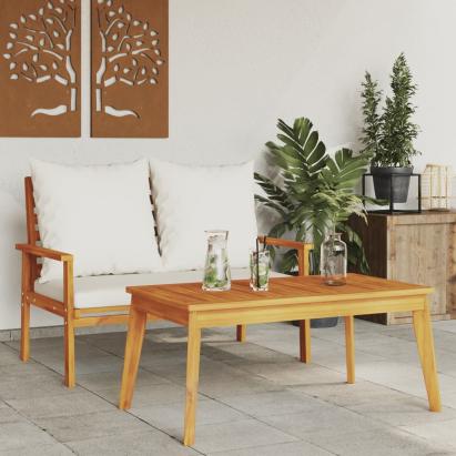 Set de grădină cu pernă, lemn masiv de acacia GartenMobel Dekor