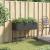 Jardinieră de grădină cu raft, negru, poliratan GartenMobel Dekor