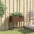 Jardinieră de grădină cu raft, maro, poliratan GartenMobel Dekor