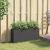 Jardinieră de grădină cu 2 ghivece, negru 90x20x40 cm poliratan GartenMobel Dekor