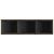 Jardinieră de grădină cu 3 ghivece maro 105x30x32 cm poliratan GartenMobel Dekor