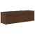 Jardinieră de grădină cu 3 ghivece maro 105x30x32 cm poliratan GartenMobel Dekor