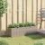Jardinieră de grădină cu 3 ghivece gri 105x30x32 cm poliratan GartenMobel Dekor