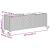 Jardinieră grădină cu roți/3 ghivece maro 107x32x38cm poliratan GartenMobel Dekor