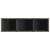 Jardinieră grădină cu roți/3 ghivece gri 107x32x38 cm poliratan GartenMobel Dekor
