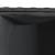 Jardinieră grădină cu 2 ghivece, negru, 72x30x32 cm poliratan GartenMobel Dekor