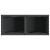 Jardinieră grădină cu 2 ghivece, negru, 72x30x32 cm poliratan GartenMobel Dekor