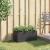 Jardinieră grădină cu 2 ghivece, negru, 72x30x32 cm poliratan GartenMobel Dekor