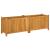 Jardinieră de grădină cu căptușeală 153x38,5x50 cm, lemn acacia GartenMobel Dekor