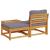 Set mobilier de grădină cu perne, 3 piese, lemn masiv acacia GartenMobel Dekor