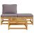 Set mobilier de grădină cu perne, 3 piese, lemn masiv acacia GartenMobel Dekor