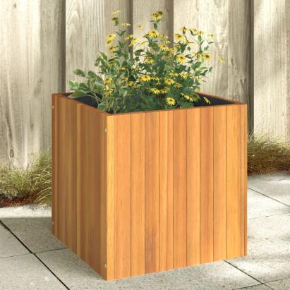 Jardinieră de grădină, 45x45x45 cm, lemn masiv de acacia GartenMobel Dekor