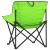Scaune de camping cu buzunar, pliabile, 2 buc., verde GartenMobel Dekor