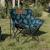 Scaune de camping cu buzunar, pliabile, 2 buc., model frunze GartenMobel Dekor