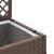 Suport pentru plante cu gard Maro 35 x 30 x 135 cm Metal GartenMobel Dekor