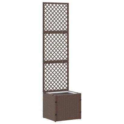 Suport pentru plante cu gard Maro 35 x 30 x 135 cm Metal GartenMobel Dekor