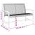 Set mobilier de grădină, 5 piese, poliratan negru/lemn acacia GartenMobel Dekor