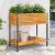 Jardinieră de grădină cu raft 80x45x80cm lemn masiv acacia/oțel GartenMobel Dekor