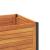 Jardinieră grădină cu raft 110x45x80cm lemn masiv acacia/oțel GartenMobel Dekor