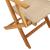 Scaune de grădină 2 buc., bej, lemn masiv acacia și poliratan GartenMobel Dekor