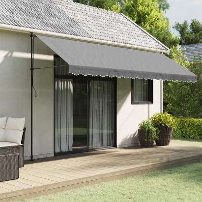 Pânză de rezervă fald copertină, antracit 4,5 m dungi GartenMobel Dekor