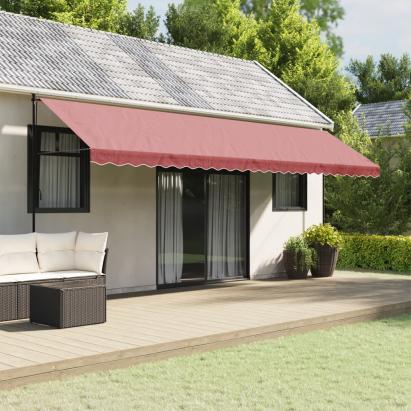 Pânză de rezervă fald copertină, vișiniu 6 m dungi GartenMobel Dekor
