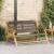 Mobilier de grădină Gri 122 x 76 x 73 cm Lemn Solid de Acacia GartenMobel Dekor