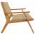 Mobilier de grădină Bej 122 x 78 x 73 cm Lemn Solid de Acacia GartenMobel Dekor