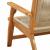 Mobilier de grădină Bej 122 x 78 x 73 cm Lemn Solid de Acacia GartenMobel Dekor