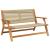 Mobilier de grădină Bej 122 x 78 x 73 cm Lemn Solid de Acacia GartenMobel Dekor