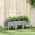 Jardinieră de grădină cu picioare, gri deschis, 120x40x42cm, PP GartenMobel Dekor