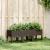 Jardinieră de grădină cu picioare, maro, 120x40x42 cm, PP GartenMobel Dekor