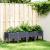 Jardinieră de grădină cu picioare, albastru gri, 160x40x42 cm, PP GartenMobel Dekor