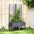 Jardinieră de grădină cu spalier, albastru gri, 80x40x142 cm, PP GartenMobel Dekor