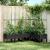 Jardinieră de grădină cu spalier, negru, 160x120x142,5 cm, PP GartenMobel Dekor