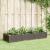 Jardinieră de grădină cu țăruși, maro, 125x40x28,5 cm, PP GartenMobel Dekor