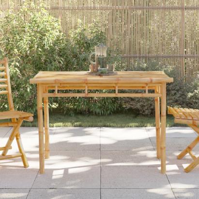 Masă de bucătărie pentru grădină, 110x55x75 cm, bambus GartenMobel Dekor