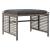 Set canapele de grădină cu perne, 4 piese gri, poliratan/sticlă GartenMobel Dekor