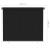 Jaluzea tip rulou de exterior, 180 x 140 cm,negru GartenMobel Dekor