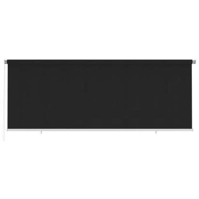 Jaluzea tip rulou de exterior, negru, 400x140 cm, HDPE GartenMobel Dekor
