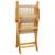 Set mobilier de grădină 7 piese polipropilenă bej/lemn masiv GartenMobel Dekor