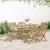 Set mobilier de grădină, 7 piese, lemn masiv de acacia GartenMobel Dekor