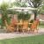 Set de masă pentru grădină 7 pcs Maro Lemn Solid de Acacia GartenMobel Dekor