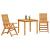 Set de masă pentru grădină 3 pcs Maro Lemn Solid de Acacia GartenMobel Dekor