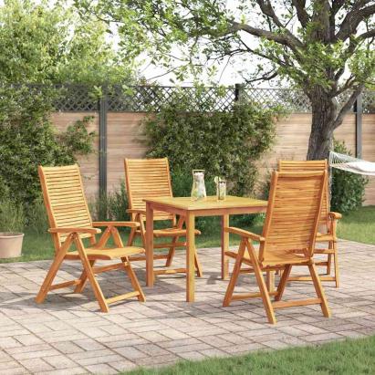 Set de masă pentru grădină 5 pcs Maro Lemn Solid de Acacia GartenMobel Dekor