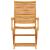 Set Bistro Pliabil 3 pcs Maro Lemn Solid de Acacia GartenMobel Dekor