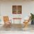 Set Bistro Pliabil 3 pcs Maro Lemn Solid de Acacia GartenMobel Dekor