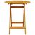 Set Bistro Pliabil 3 pcs Maro Lemn Solid de Acacia GartenMobel Dekor